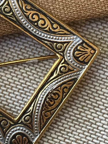 Damascene Open Square Pin Bloomers and Frocks